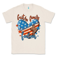 Natural faith family freedom Classic Tee - MaliasSmallBusiness