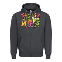 Smoke tacos and margaritas Zipper Hoodie - LillyAllenDesigns