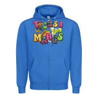 True Royal tacos and margaritas Zipper Hoodie - LillyAllenDesigns