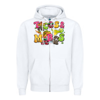 White tacos and margaritas Zipper Hoodie - LillyAllenDesigns