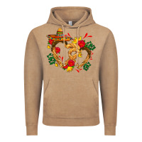 Vintage Coffee Churros with love and sombrero Vintage Hoodie - AdoDesignShop