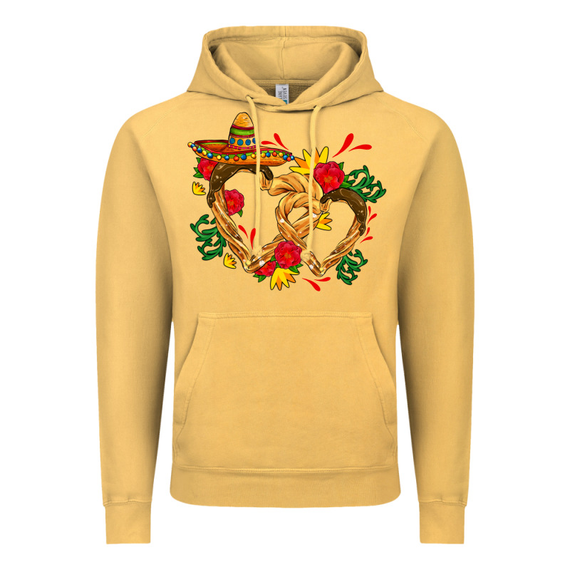 Churros With Love And Sombrero Vintage Hoodie by AdoDesignShop | Teevron