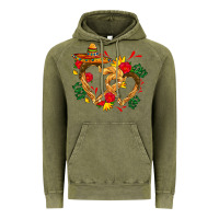 Vintage Olive Churros with love and sombrero Vintage Hoodie - AdoDesignShop