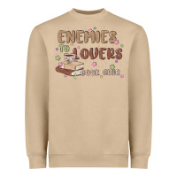 Mushroom enemies to lovers book club Heavyweight Sweatshirt - MaliasSmallBusiness