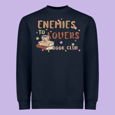 Enemies To Lovers Book Club Heavyweight Sweatshirt Designed By Maliassmallbusiness