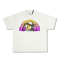 Pistachio doge coin hodl on we're going to the moon retro sunset Urban Heavy Tee - Jasminsmagicworld