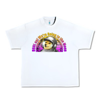 White doge coin hodl on we're going to the moon retro sunset Urban Heavy Tee - Jasminsmagicworld