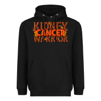 Black kidney cancer warrior Heavyweight Hoodie - texasbilliewilder