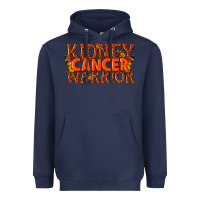 Navy kidney cancer warrior Heavyweight Hoodie - texasbilliewilder