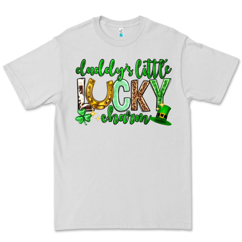 St. Patrick's Day Daddy's Little Lucky Charm Premium Tee by Neo Western | Teevron