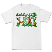 White St. Patrick's Day Daddy's little lucky charm Premium Tee - Neo Western