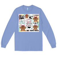 Colony Blue cow farm life Long Sleeve Tee - MaliasSmallBusiness