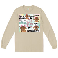 Mushroom cow farm life Long Sleeve Tee - MaliasSmallBusiness