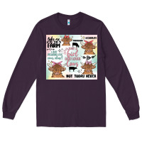 Plum cow farm life Long Sleeve Tee - MaliasSmallBusiness