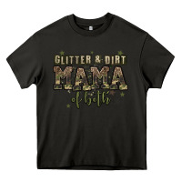 Asphalt glitter and dirt mama of both Heavy Core Tee - Zillion Design Studio