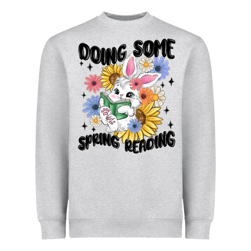 Doing Some Spring Reading Heavyweight Sweatshirt by MaliasSmallBusiness | Teevron