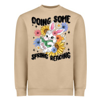 Mushroom doing some spring reading Heavyweight Sweatshirt - MaliasSmallBusiness