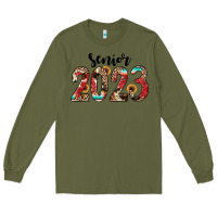 Army Green senior 2023 western Long Sleeve Tee - JahusDesignShop