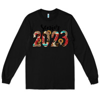 Black senior 2023 western Long Sleeve Tee - JahusDesignShop