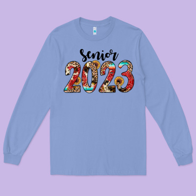 Senior 2023 Western Long Sleeve Tee Designed By Jahusdesignshop