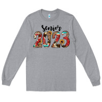 Heather Grey senior 2023 western Long Sleeve Tee - JahusDesignShop