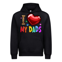 Black i love my dads Urban Hoodie - OliviaCreatesArt