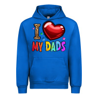 Cobalt i love my dads Urban Hoodie - OliviaCreatesArt