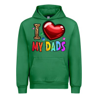 Emerald i love my dads Urban Hoodie - OliviaCreatesArt
