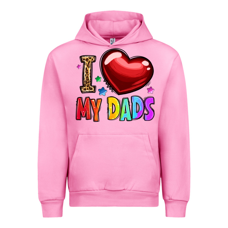 I Love My Dads Urban Hoodie by OliviaCreatesArt | Teevron