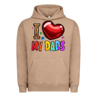 Pigment Burro i love my dads Urban Hoodie - OliviaCreatesArt