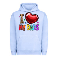 Pigment Grape Ice i love my dads Urban Hoodie - OliviaCreatesArt