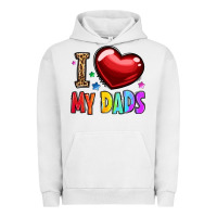 Pigment Lunar Rock i love my dads Urban Hoodie - OliviaCreatesArt