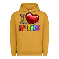 Pigment Peanut Butter i love my dads Urban Hoodie - OliviaCreatesArt