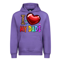 Tulip i love my dads Urban Hoodie - OliviaCreatesArt