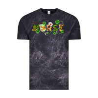Cloud Black st patricks day nurse Vintage Tee - BarkalooDesign