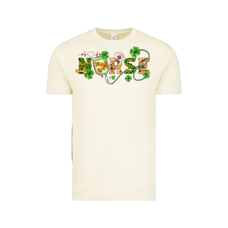 St Patricks Day Nurse Vintage Tee by BarkalooDesign | Teevron