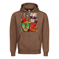 Chestnut cinco de mayo love Zipper Hoodie - LillyAllenDesigns