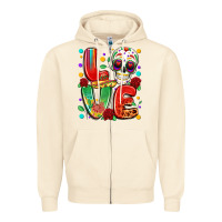 Sandshell cinco de mayo love Zipper Hoodie - LillyAllenDesigns