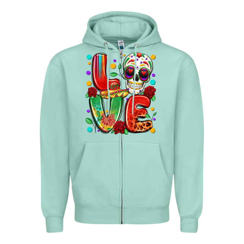 Cinco De Mayo Love Zipper Hoodie by LillyAllenDesigns | Teevron