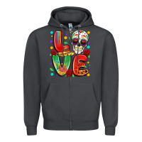 Smoke cinco de mayo love Zipper Hoodie - LillyAllenDesigns
