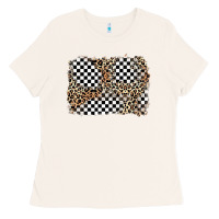 Bone race leopard background Ladies Tee - Zillion Design Studio