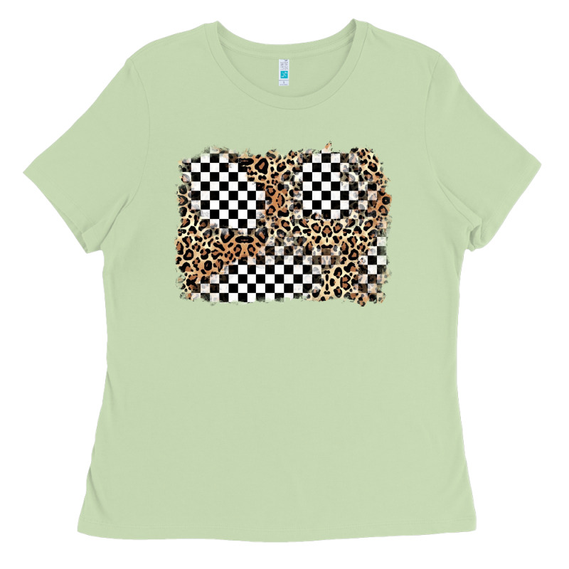 Race Leopard Background Ladies Tee by Zillion Design Studio | Teevron