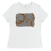 White race leopard background Ladies Tee - Zillion Design Studio