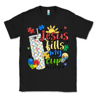 Black autism jesus fills my cup Classic Tee - MaliasSmallBusiness