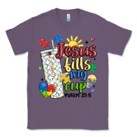 Lavender autism jesus fills my cup Classic Tee - MaliasSmallBusiness