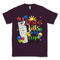 Plum autism jesus fills my cup Classic Tee - MaliasSmallBusiness