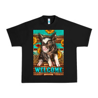 Black western pig garden Urban Heavy Tee - LillyAllenDesigns