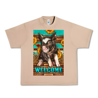 Burro western pig garden Urban Heavy Tee - LillyAllenDesigns