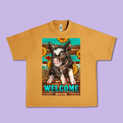 Western Pig Garden Urban Heavy Tee Designed By Lillyallendesigns