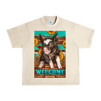 Sandshell western pig garden Urban Heavy Tee - LillyAllenDesigns